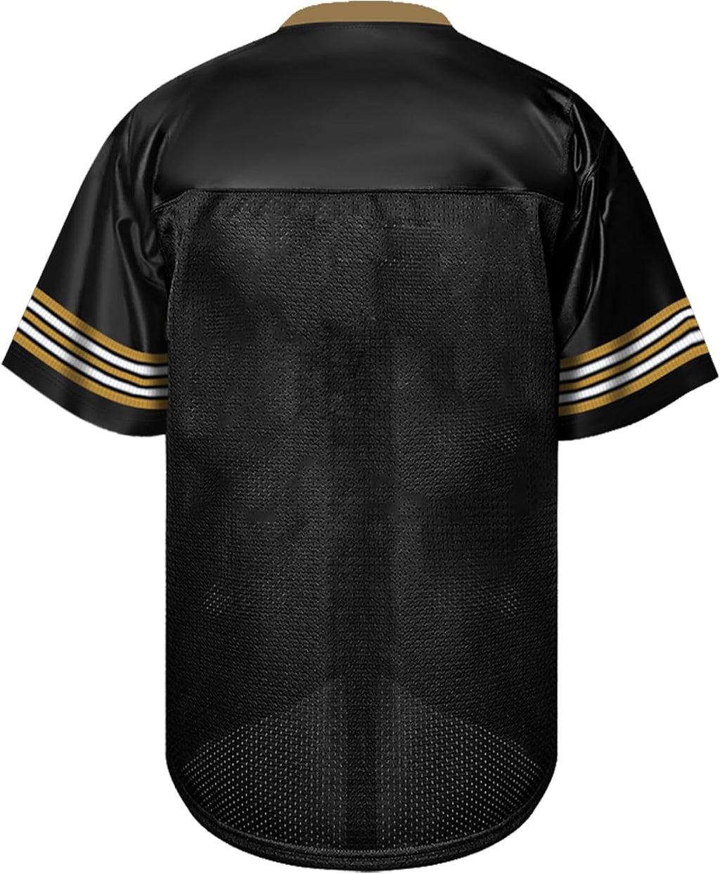 Men's Blank Football Jersey Custom Hip Hop Mesh Short Sleeve Party