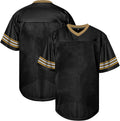 Men's Blank Football Jersey Custom Hip Hop Mesh Short Sleeve Party
