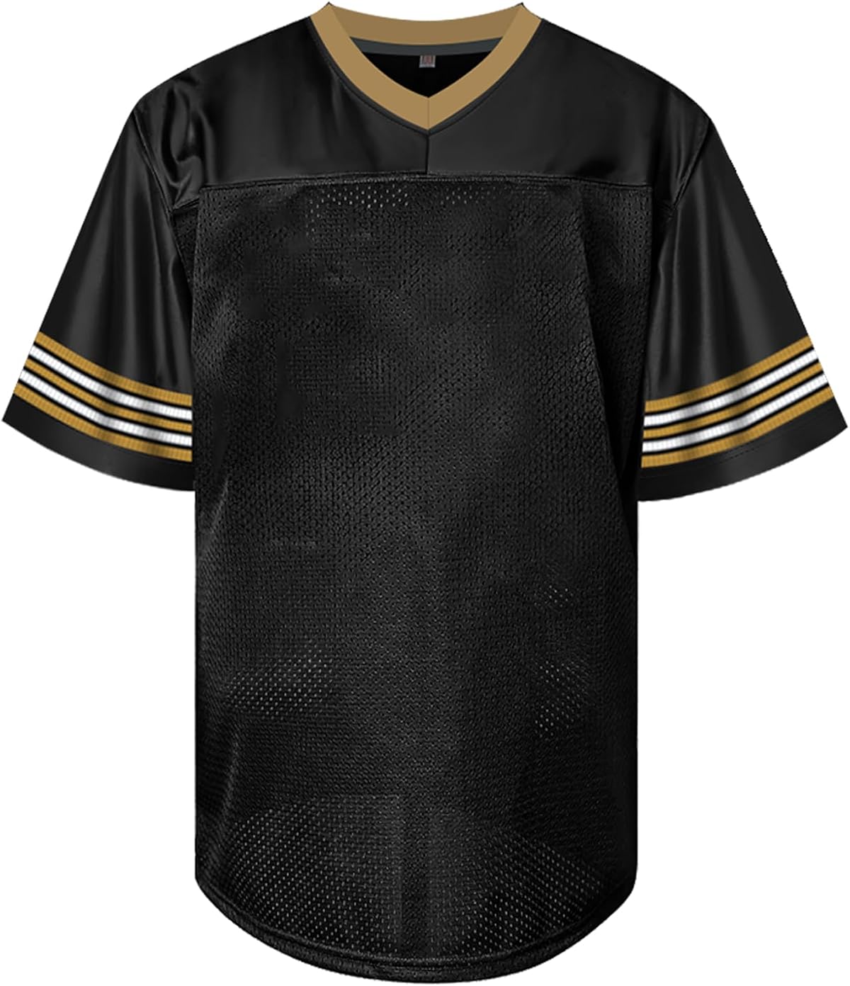 Men's Blank Football Jersey Custom Hip Hop Mesh Short Sleeve Party